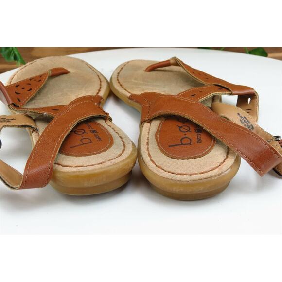 Born concept Sz 6 M Brown Slingback‎ Synthetic Women Sandals - Picture 5 of 7